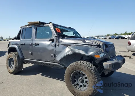 2018 Jeep Wrangler Unlimited Sport z USA, uszkodzony, nr VIN 1C4HJXDG1JW181852